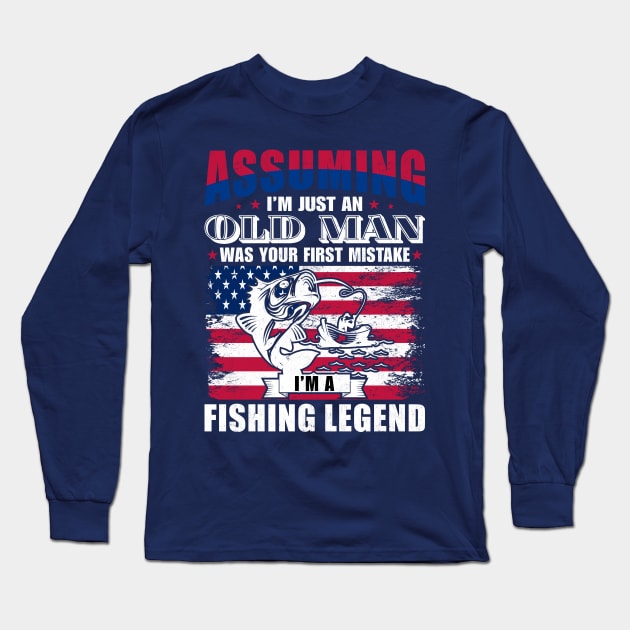 Fishing Legend Long Sleeve T-Shirt by Folkbone